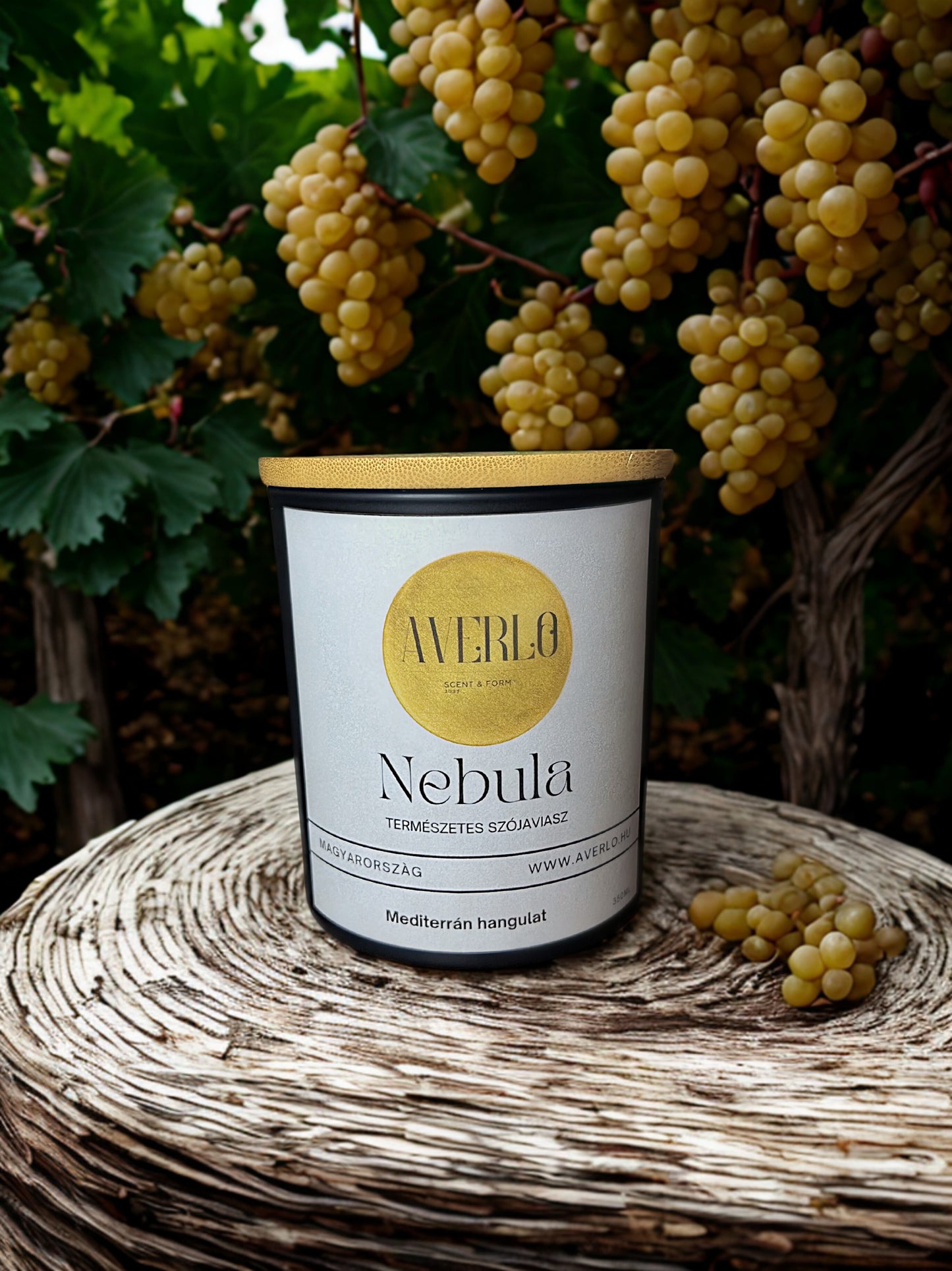 Nebula - Luxusillatú szójagyertya (350 ml)