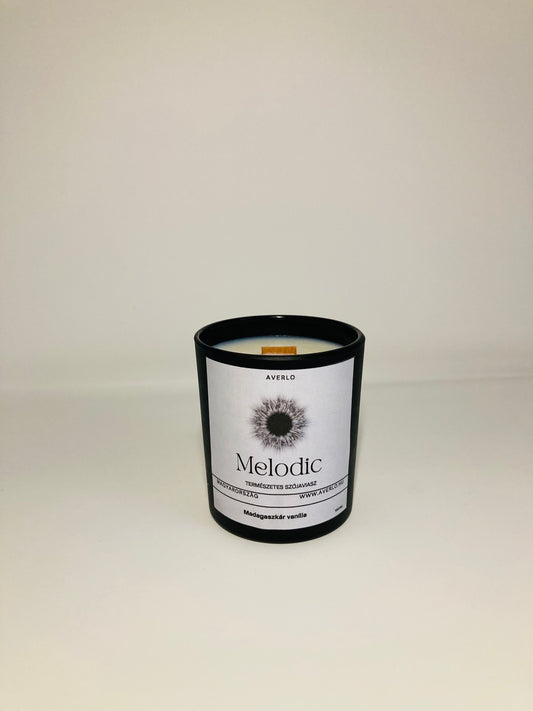 Melodic - Luxusillatú szójagyertya (180 ml)
