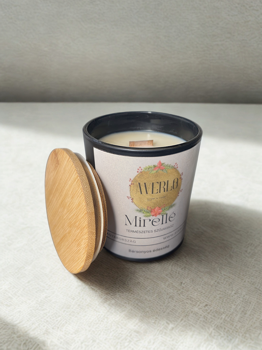 Mirellé - Luxusillatú szójagyertya (350 ml)