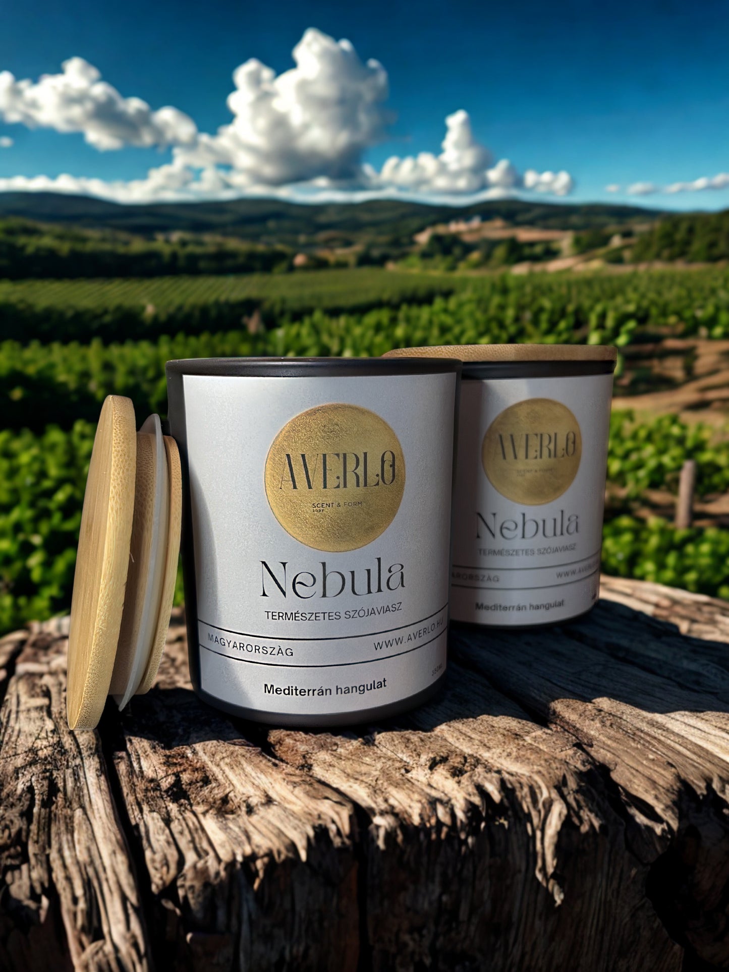 Nebula - Luxusillatú szójagyertya (350 ml)