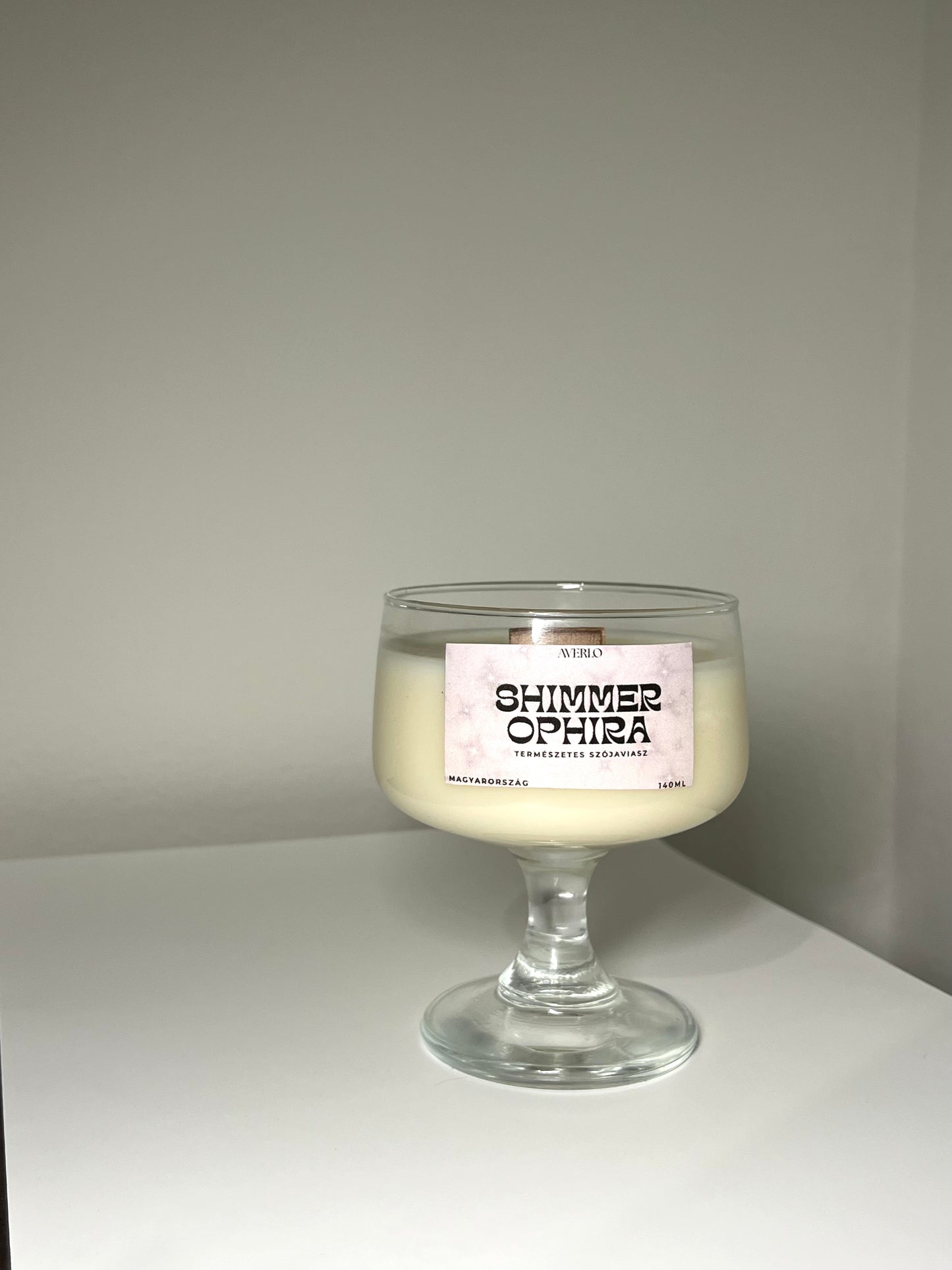 Shimmer Ophira – Csillogó Szójagyertya (140 ml)