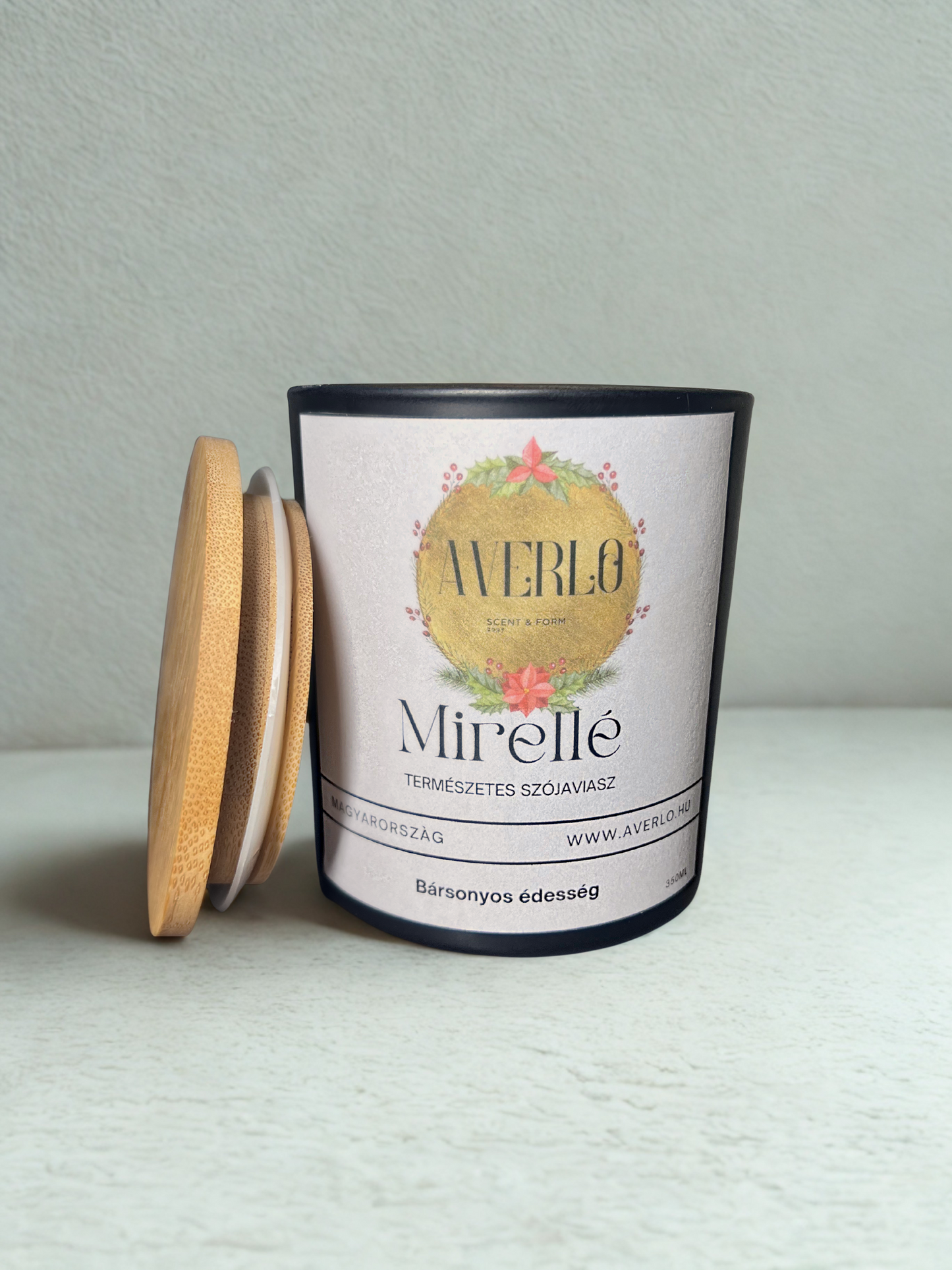 Mirellé - Luxusillatú szójagyertya (350 ml)