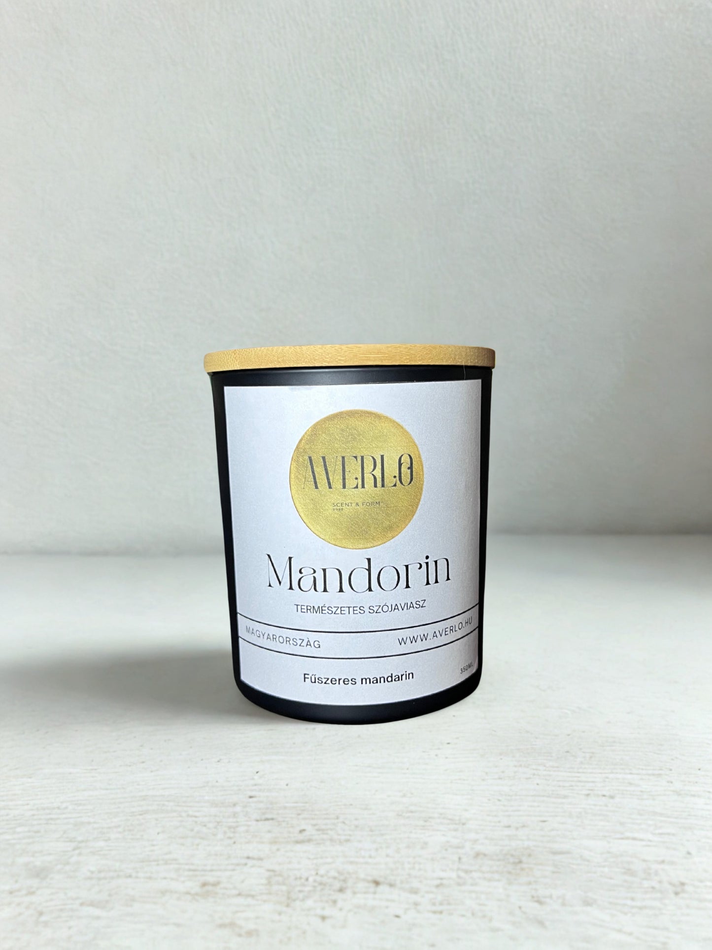 Mandorin - Luxusillatú szójagyertya (350 ml)