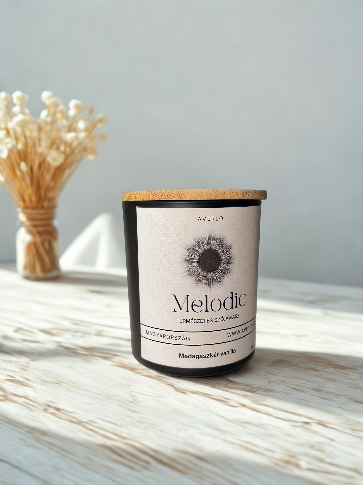 Melodic - Luxusillatú szójagyertya (350ml)