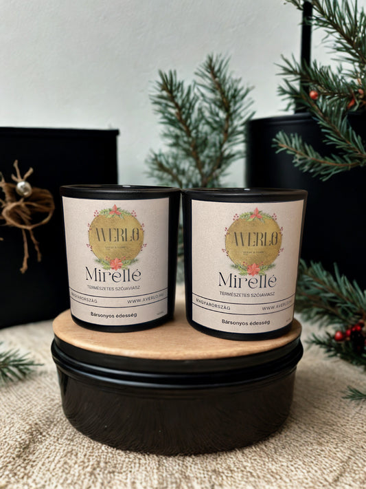 Mirellé - Luxusillatú szójagyertya ( 180ml )