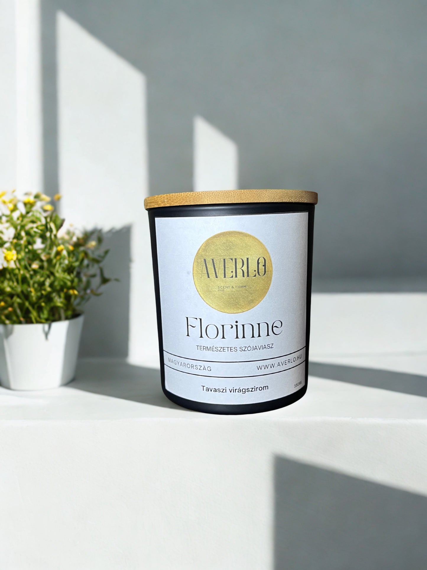 Florinne - Luxusillatú szójagyertya (350 ml)