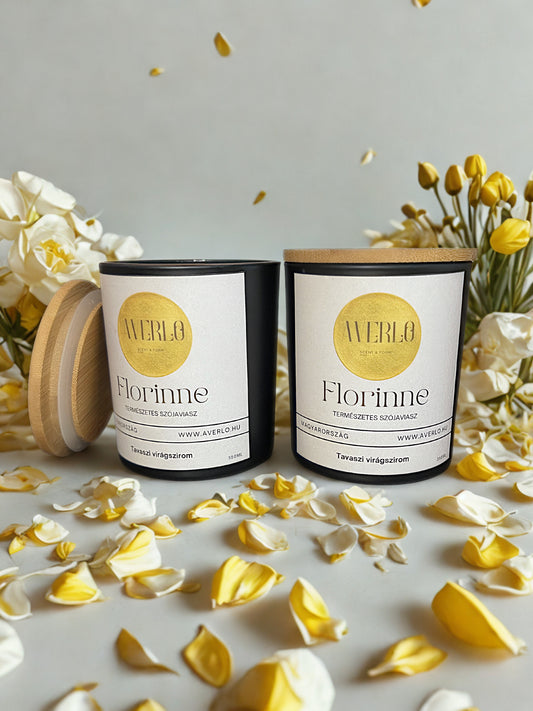 Florinne - Luxusillatú szójagyertya (350 ml)